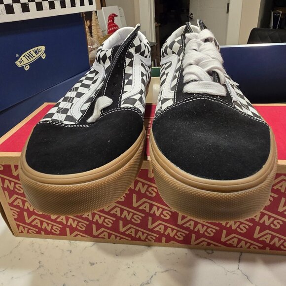 VANS Old Skool Fat Lace Checker Black VN0A2Z42BM8 Mens US Size 13 Rare NEW - Picture 5 of 14